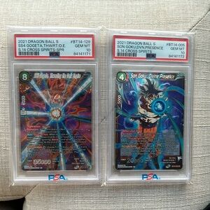 Dragon Ball Super Trading Cards PSA 10